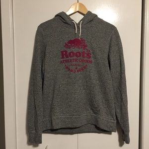 ROOTS salt and pepper hoodie